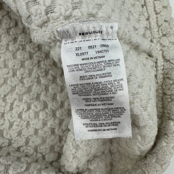 Columbia Womens White Fleece 1/4 Zip Pullover Sweater Size Small - Picture 5 of 11